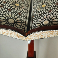 Grande table de lecture réglable nacre Quraan support de livre cadeau musulman porte-coran islamique