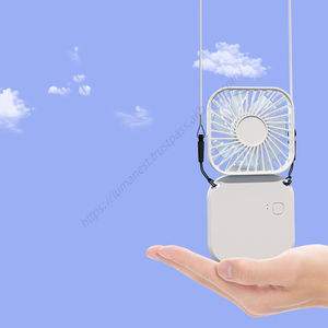 Ventilador USB Multifunción WXL180 al por Mayor, Mini Ventilador de Aire Frío para Oficina, Portátil, de Escritorio, para Colgar del Cuello - Product Image 5