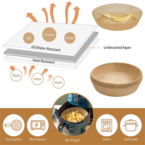 Freidora de aire desechable Biodegradable, para hornear, papel - Product Image 6