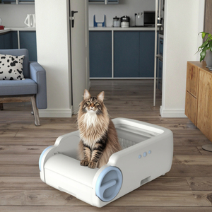 Smart Electric Basin Cat <strong>Litter</strong> Box Odor-Proof Function Easy Clean Feature Environmental Protection <strong>Automatic</strong> Cat <strong>Litter</strong> <strong>Tray</strong> - Product Image 2