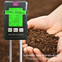 Testeur de sol 6 en 1 : humidité, fertilité, température, humidité, pH