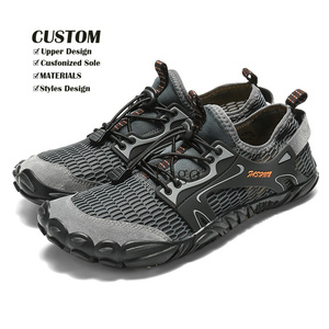 Fabricant d'usine OEM ODM, chaussures de randonnée personnalisées, chaussures de sport d'extérieur décontractées de style randonnée respirantes pour hommes et femmes de grande taille - Product Image 6