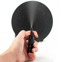 Flacon pulvérisateur nasal en verre noir foncé vide de 5 ml, 10 ml, 15 ml, 20 ml, 30 ml, rechargeable, avec pompe et étiquette personnalisée