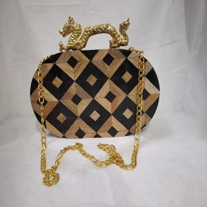 Pochette en verre personnalisée, élégante, faite à la main par des designers, LAMETIERARTZ LMA32124, sacs à main de Noël pour femmes - Product Image 3