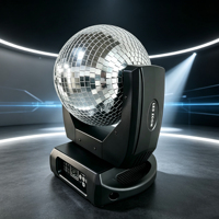 Équipement de scène, boule miroir rotative à effet réfléchissant, lumière à tête mobile pour fête, mariage, Noël, club, bar, événement
