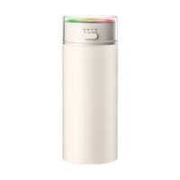 Mini humidificateur ultrasonique portable 500 ml, diffuseur, LED changeant de couleur, alimentation par batterie/USB, faible bruit, utilisation en voiture, à domicile, à l'hôtel