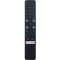 Télécommande vocale de remplacement RC901V FMR1 compatible avec les téléviseurs intelligents Android TCL