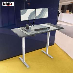 Bureau à double moteur moderne intelligent pour la maison Bureau ergonomique électrique réglable en hauteur Bureau convertible et extensible Caractéristiques - Product Image 5