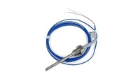 Thermocouple E52CA6DN 4M K, sonde 4 mm x 4,9 cm, mesure 350°C, longueur du fil 4 m, 0°C, borne exposée, acier inoxydable 304