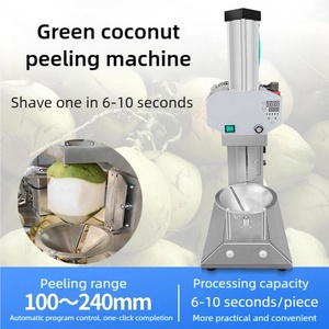 Automatic Breadfruit Mango Pineapple Wash <b>Fruit</b> <b>Vegetable</b> Coconut Slicer Peeler Coconut Peeling <b>Machine</b> - Product Image 2