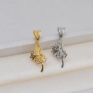 Colgante de Perla Barroca de Plata S925 para Mujer, Accesorios de Joyería de Moda DIY, Colgante de Perla Alien 1403 con Soporte Vacío - Product Image 2