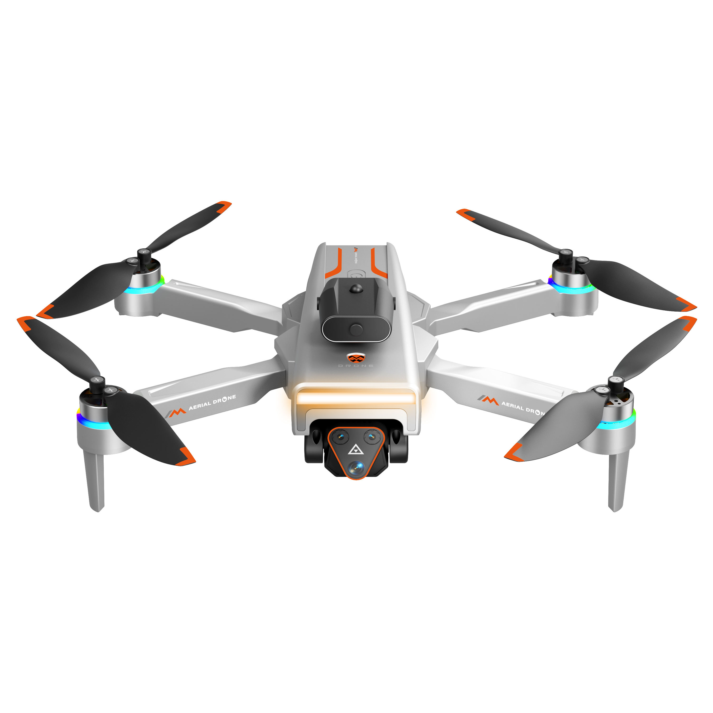 2025 Style 4.3-inch Screen Beginner Brushless WIFI Remote Control Foldable 6-axis Gyro Dual Camera 60m Transmission Plastic