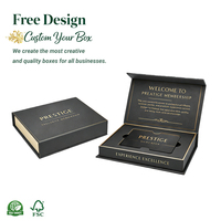 Tarjeta de Mensaje Portátil de Alta Gama para Caja de Regalo, Caja de Embalaje de Alta Gama, Materiales Reciclados Ecológicos, Lámina Dorada