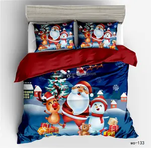 children Bedding set Christmas 3D Duvet Cover Set ,3 Piece - 1000 - TC Luxury 3d bedding set