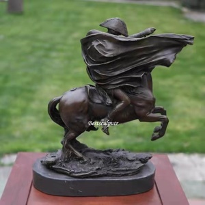 Décoration de bureau à domicile, statue de Napoléon en bronze, petite taille, figurine en métal, sculpture - Product Image 3