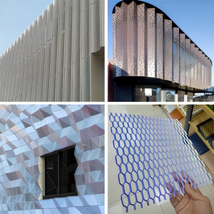 Revestimiento de Fachada Metálica Perforada, Panel Exterior para Edificios, Sistema de Pared Ventilada Decorativa - Product Image 4