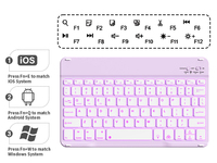 Kenke-Clavier magnétique sans fil, étui de protection en cuir pour iPad Air45 10.9 pouces, 10.9 pouces