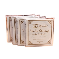 Vente en gros de cordes professionnelles pour violon, jeu de 4 cordes pour 4/4 3/4 1/2 1/4 1/8