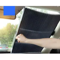 Großhandel Auto Kühlung Mücke Camping Sonnenschutz Frontscheibe Automatisch einziehbare Autos eite Sonnenschutz mit Fenster Saugnapf