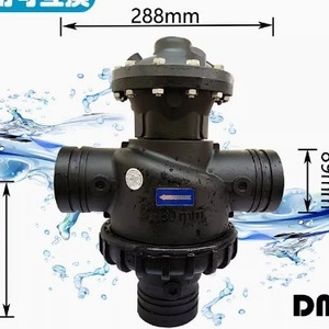 Katup Manual Dua Arah Tiga Port untuk Irigasi Hemat Air Pertanian 2 Inci 3 Inci dengan <span class=keywords><strong>Filter</strong></span> Pelat Laminasi Pasir Kerikil - Product Image 4