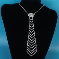 Le fabricant recommande : Accessoires de mariage en gros, caravates ajustables en strass métalliques, tendance, en forme de flèche, mode et luxe