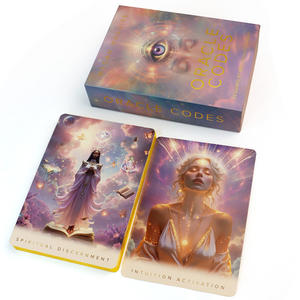 Baraja de <span class=keywords><strong>Tarot</strong></span> de Papel Ecológico con Logotipo |   Artículos Personalizables con Temática de Deidades, Acabado Brillante Duradero, Esquinas Cuadradas/Redondeadas para Venta al por Mayor - Product Image 3