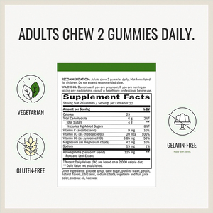 Gomitas Calmantes OEM ODM con Ashwagandha, L-Teanina, Vitamina <span class=keywords><strong>B6</strong></span> y <span class=keywords><strong>Magnesio</strong></span> para el Alivio del Estrés y la Relajación - Product Image 4
