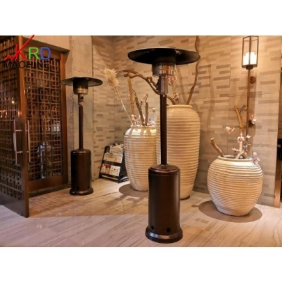 Modern Outdoor Liquefied Umbrella Tower Glass Tube Flame Supply Gas Heater for Garden Restaurant Camping Umbrella