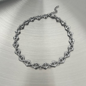 Collar de acero inoxidable con forma de <span class=keywords><strong>rombo</strong></span> y nariz de cerdo VAF 50+5CM - Product Image 4