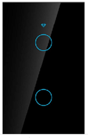 Nouveau design de la maison intelligente de la vie WiFi sans fil lumière LED interrupteur mural et prise fonction de l'écran tactile avec l'application Tuya