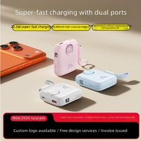 Batterie externe en plastique à charge rapide 225W, affichage numérique intelligent, 10 000 mAh, batterie polymère lithium-ion, chargeur portable