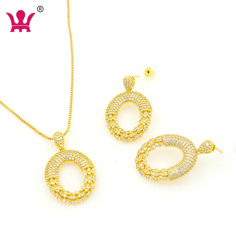 Dubai Bride Jewelry 18 Karat Gold 