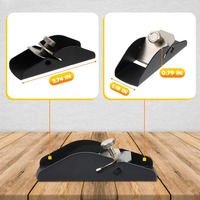 Vente en gros d'outils de charpentier durables à fond plat en acier inoxydable à haute résistance Rabot à main pour le travail du bois