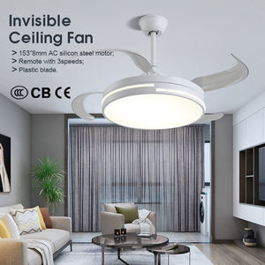 <span class=keywords><strong>Ventilateur</strong></span> de <span class=keywords><strong>plafond</strong></span> à led invisible de décoration de pales ABS d'intérieur Morden sans lame promotionnel avec lumière - Product Image 6