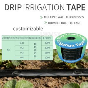 Customizable Garden <strong>Drip</strong> <strong>Irrigation</strong> Tape - 1500m and 2000m <strong>Drip</strong> <strong>Irrigation</strong> Tape, Suitable for Garden Agricultural <strong>Irrigation</strong> - Product Image 4
