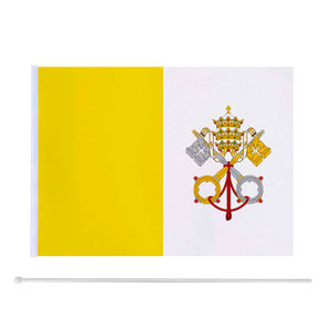 Oferta Especial: Bandera Ecológica del Vaticano Impresa Digitalmente, 3x5 pies, de una Sola Cara, Colores Brillantes, Poliéster 100D, con 2 Ojales - Product Image 1