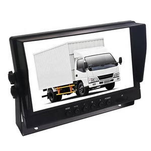 Tucks đảo ngược Viện trợ sao lưu máy ảnh kit 9 inch 2 chia màn hình <span class=keywords><strong>DVR</strong></span> màn hình + 720p AHD gương chiếu hậu máy ảnh + M12 4pin hàng không Cáp - Product Image 3