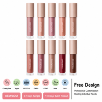 Rouge à Lèvres Liquide Mat Marque Privée Végétalien Sans Cruauté OEM ODM Sans Toxines Expert en Production de Maquillage Fournisseur de Marquage en Laboratoire