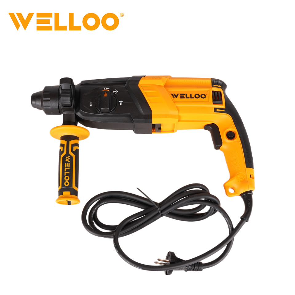 Bộ dụng cụ điện 800W, tốc độ va đập 5100bpm, 6kg, kèm 3 mũi khoan SDS-PLUS