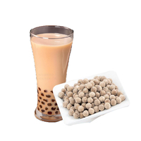 Perles de Tapioca YUECHUANXIANG en Gros, Boules de Boba Moelleuses, Perles de Tapioca Noires, Sirop de Sucre Brun, 900g*20 sacs/Ctn, Vrac