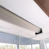 Système de ventilation textile anti-moisissure à installation facile pour hôpitaux, avec conduits d'air carrés industriels en tissu