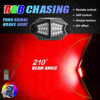 Ajustable Chasing RGB Led Rock Light 6 8PCs Durable impermeable lámpara auxiliar debajo de Offroad UTV 4x4 SUV Heavy Duty jeep