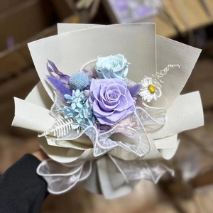 Fornitura di fabbrica bomboniere Bouquet di Rose Bouquet di fiori stabilizzati regalo per <span class=keywords><strong>la</strong></span> fidanzata - Product Image 3