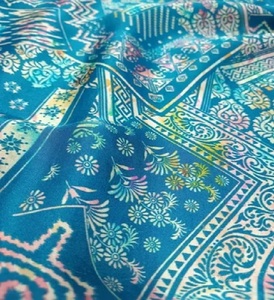 ผ้าไหมกาจีสำหรับชุดส่าหรีและเลเฮนกาสุดหรู ผ้าสำหรับชุดฤดูร้อนสำหรับผู้หญิง เหมาะสำหรับตัดเย็บเสื้อผ้าและชุดเดรส ราคาสุดคุ้ม - Product Image 4