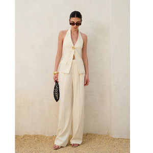 ชุด2ชิ้นเสื้อและกางเกงของผู้หญิงชุดแนวสตรีทเข้าชุด - Product Image 2