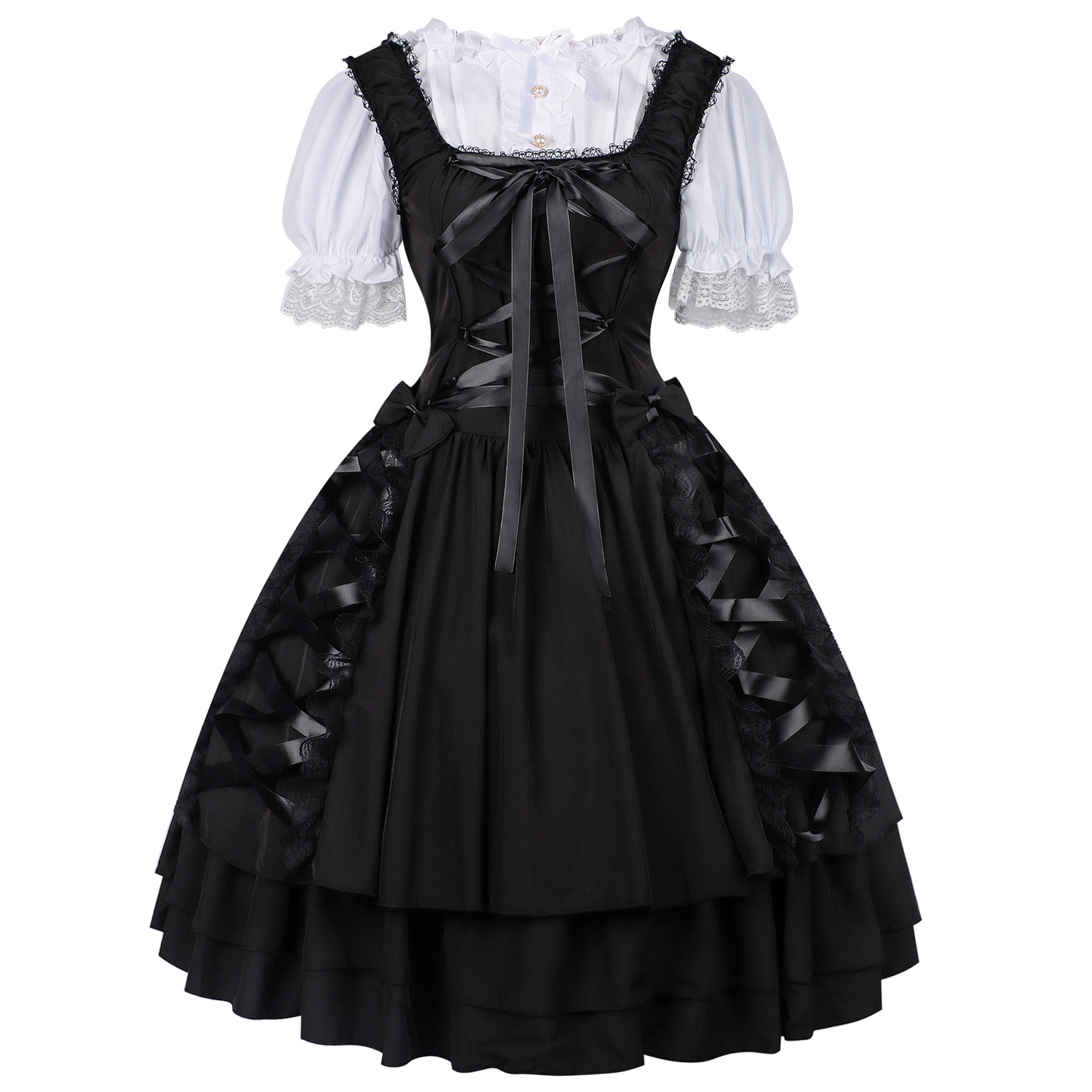 Wholesale Victorian Dresses Black Maxi Length for Various Occasions |  Alibaba.com