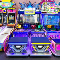 Machine de jeu d'arcade de tir aux balles en métal de haute qualité pour 4 joueurs, prise en charge espagnole et anglaise, certifiée CE, pour aire de jeux intérieure pour enfants