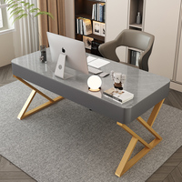 Bureau d'ordinateur modulaire extensible en bois de style moderne et simple, avec couleurs et dimensions personnalisables, fabriqué en Chine