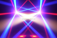 Projecteur de Scène LED Rotatif Magique pour Bar et Soirée, Effet Beam Wash RGBW Stroboscopique, Télécommande et Contrôle DMX