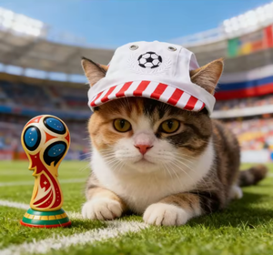 Haustier-Fußballmütze Hunde-Baseballkappe Katzen-Sonnenblende mit Ohrlöchern Verstellbarer UV-Schutz für den Sommer Fußball-Thema Haustier-Baseballkappe - Product Image 6